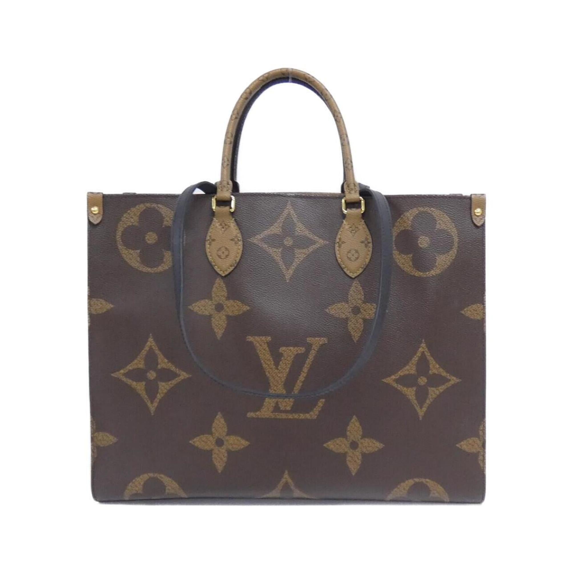 Louis Vuitton Marron Coated Canvas Handbag
