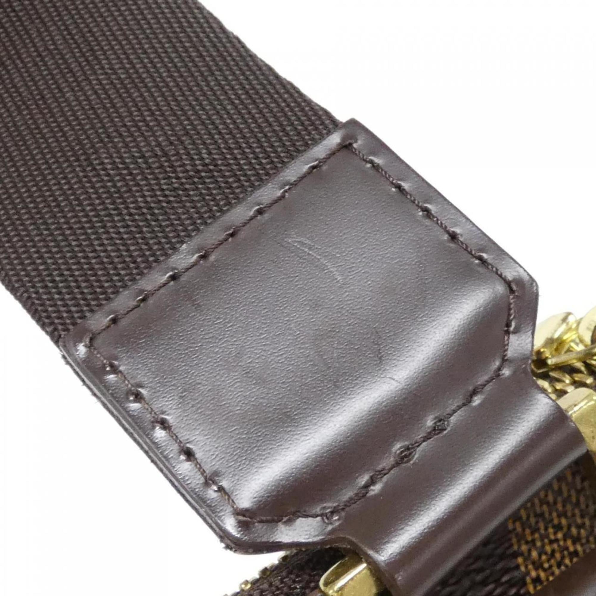 Louis Vuitton Ebene Coated Canvas Pochette Shoulder Bag