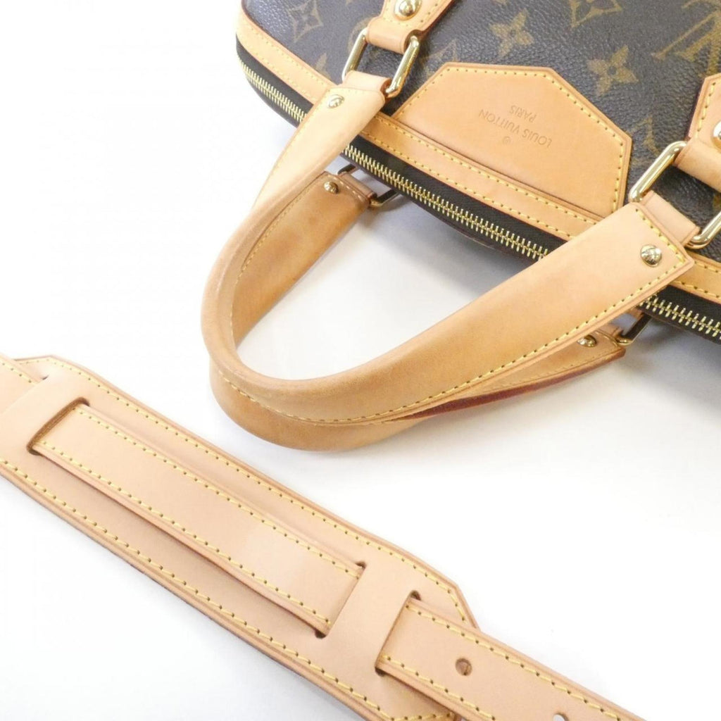 Louis Vuitton Marron Coated Canvas Handbag