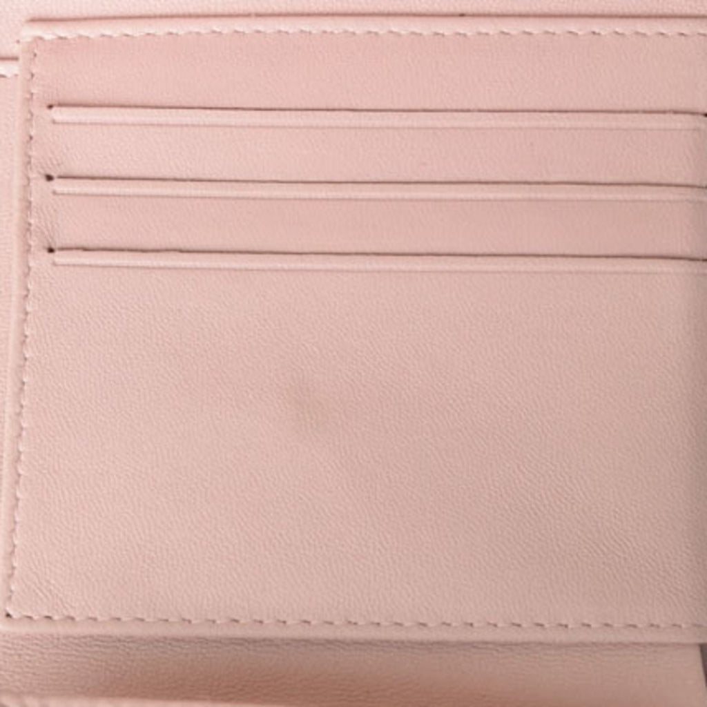 Chanel Baby Pink Leather Wallet (Tri-Fold)