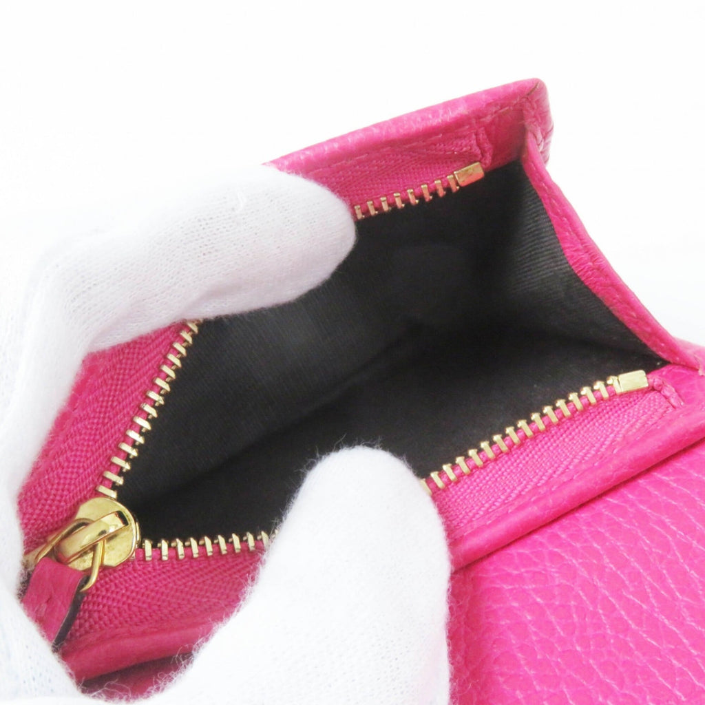 Gucci Pink Leather Wallet (Bi-Fold) (Pre-Owned)