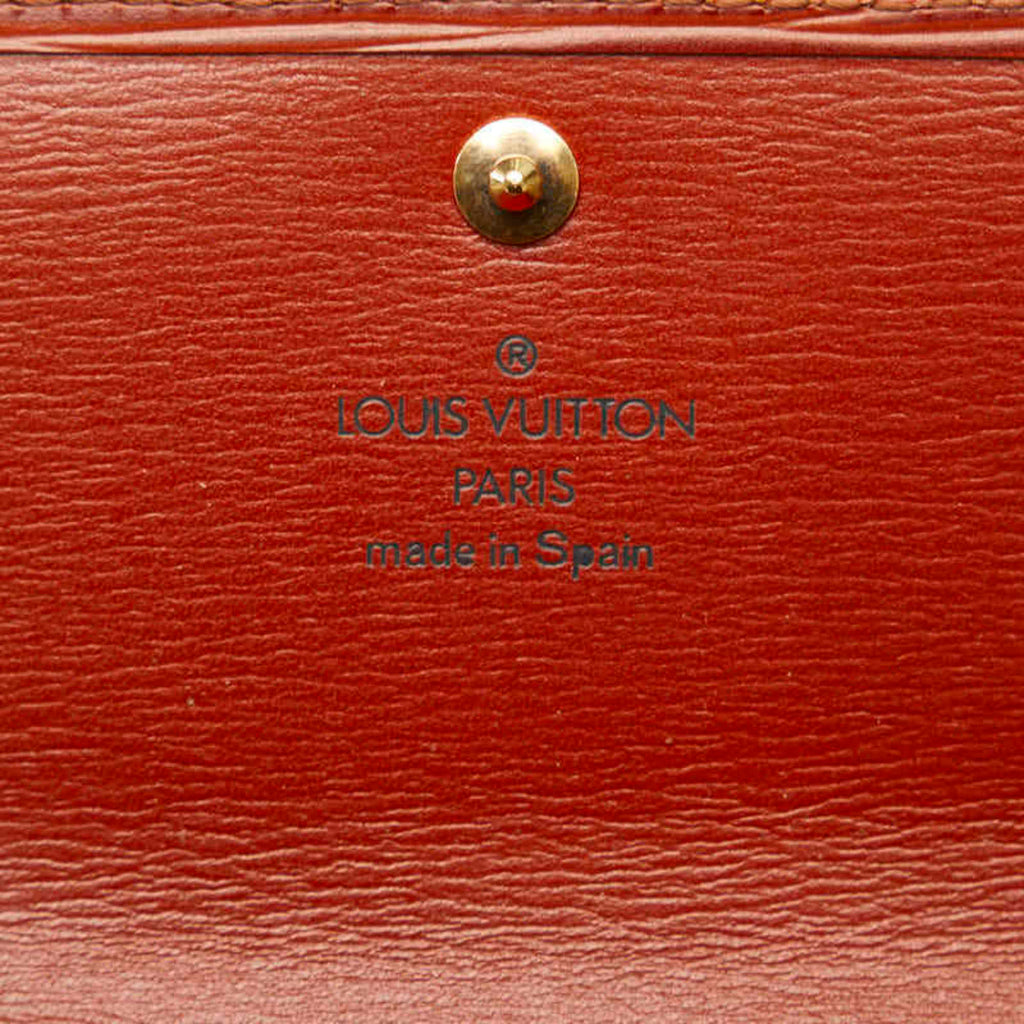 Louis Vuitton Epi Kenyan Brown Epi Leather Long Wallet