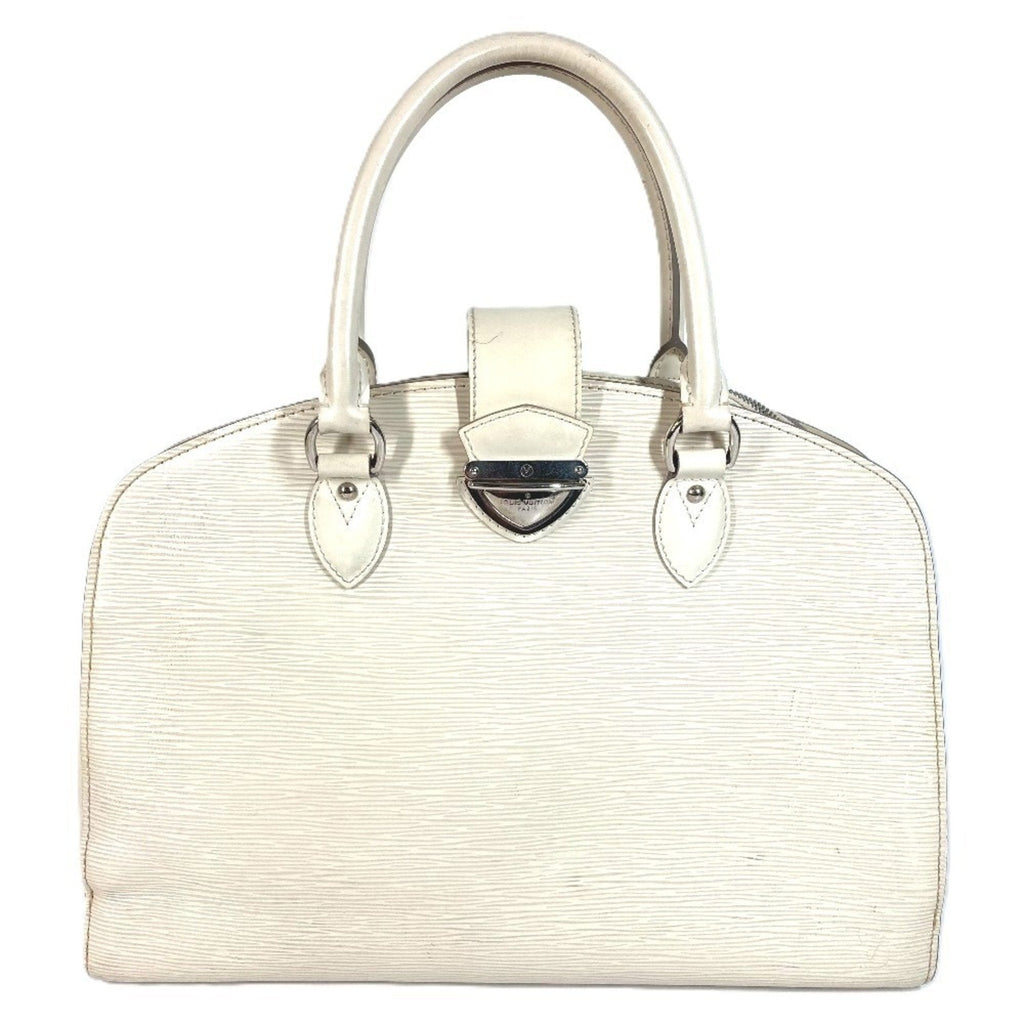 Louis Vuitton Lv Off White White Epi Leather Boston Bag Handbag Shoulder Bag
