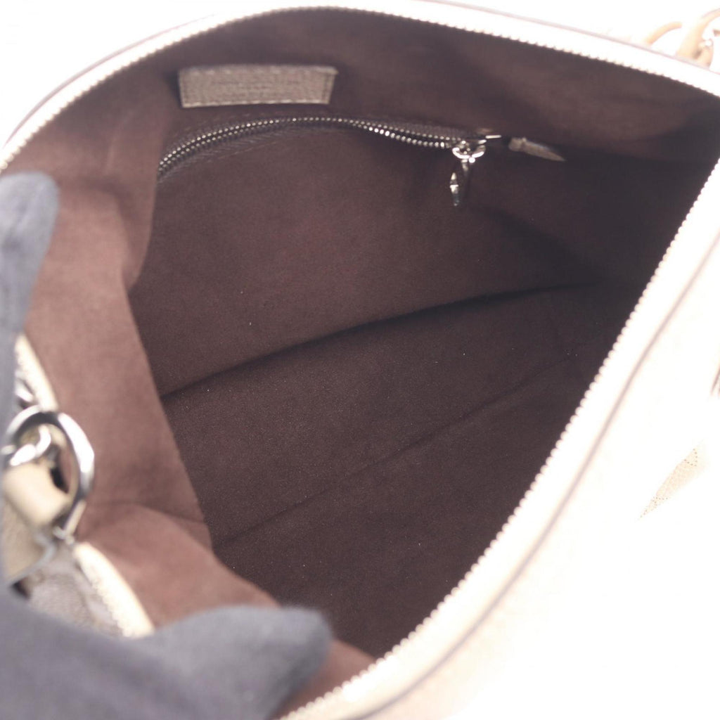 Louis Vuitton Beige Leather Handbag