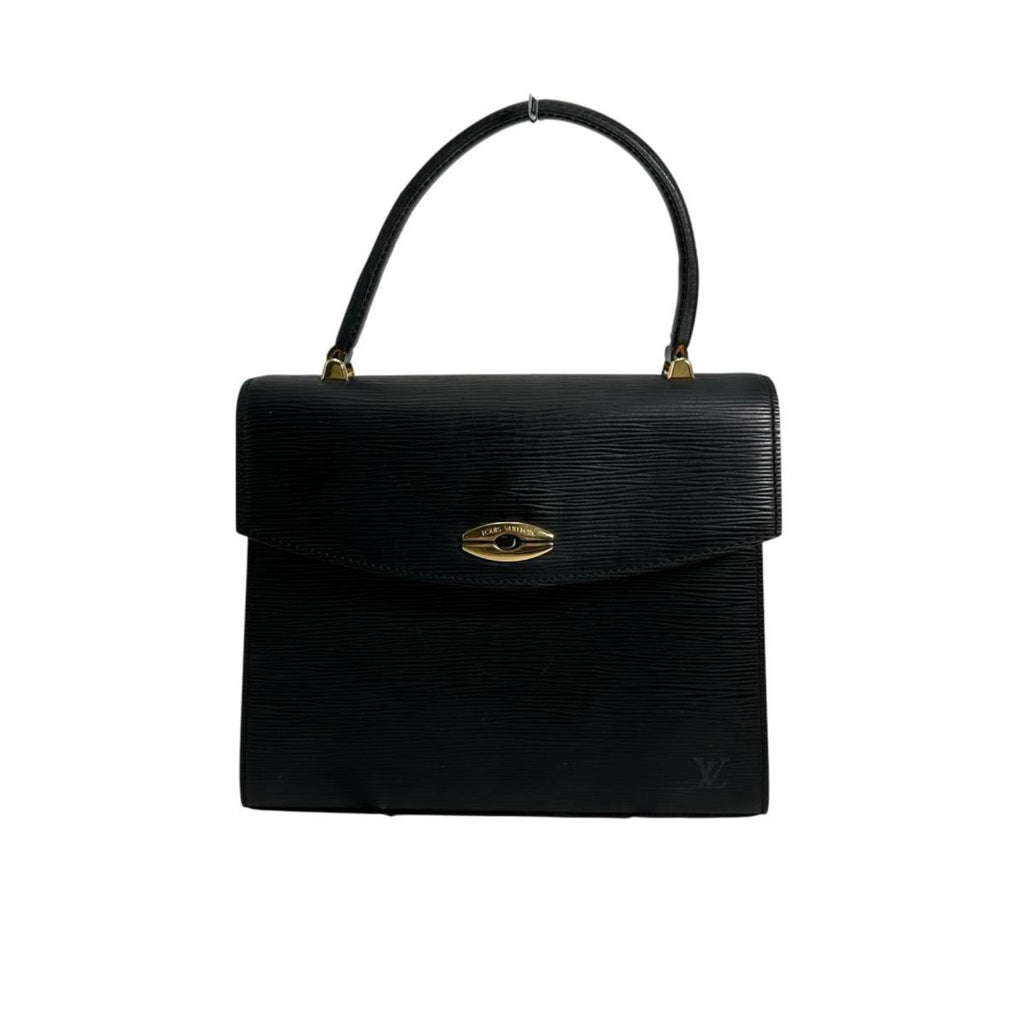 Louis Vuitton Black Epi Leather Handbag