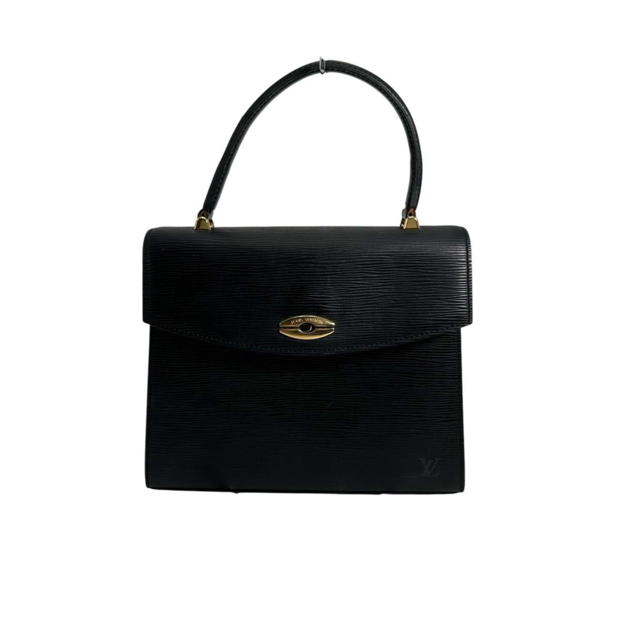 Louis Vuitton Black Epi Leather Handbag