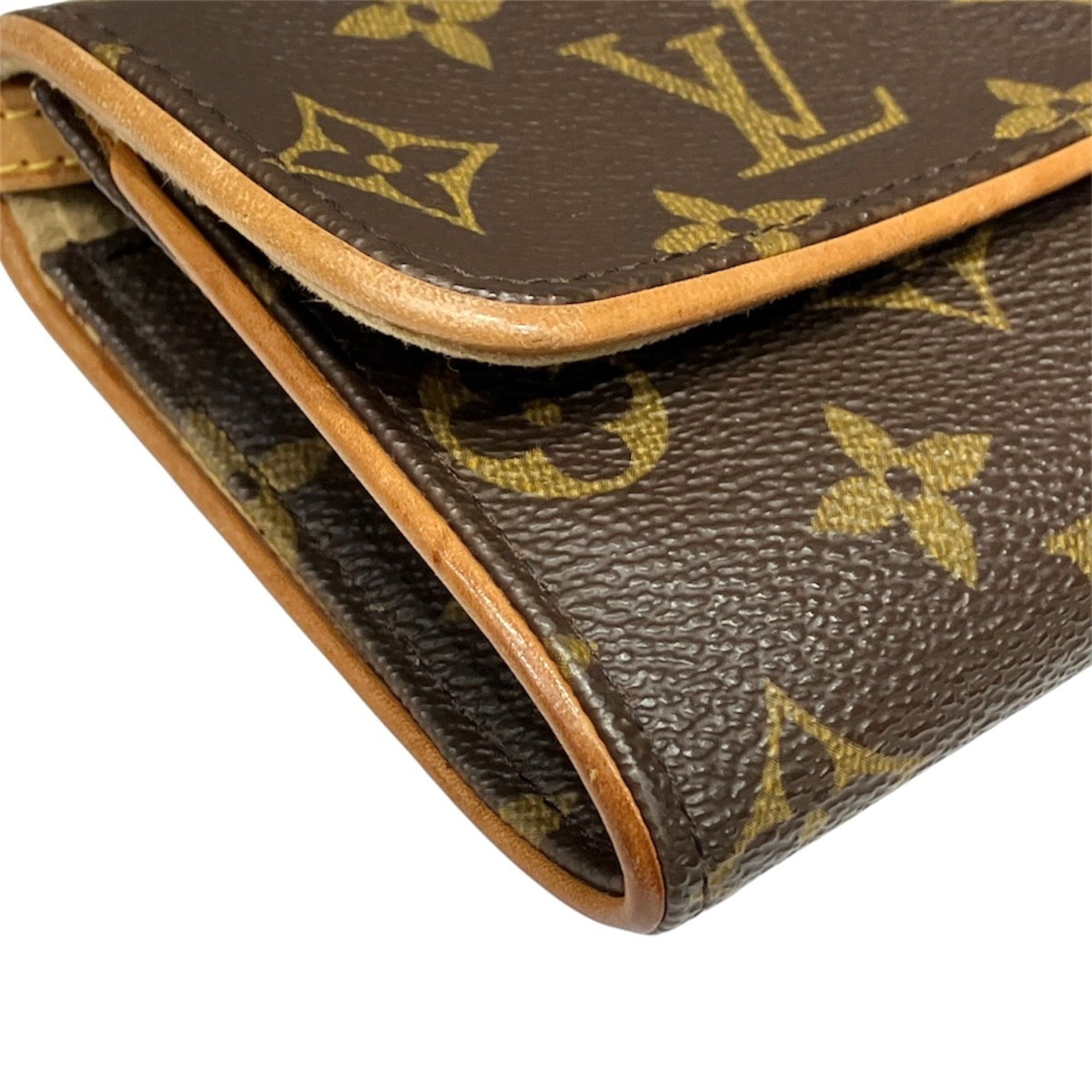 Louis Vuitton Brown Pvc Pochette Shoulder Bag
