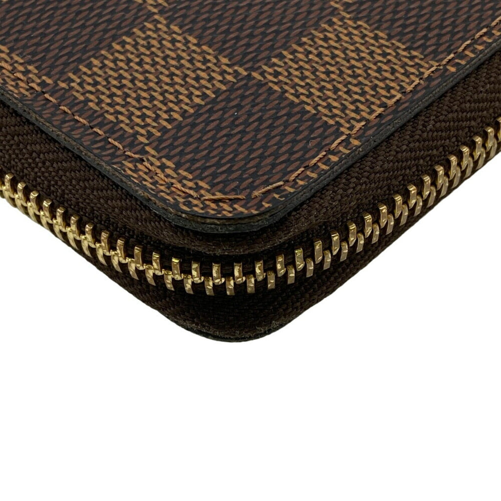 Louis Vuitton Damier Brown Leather Long Wallet