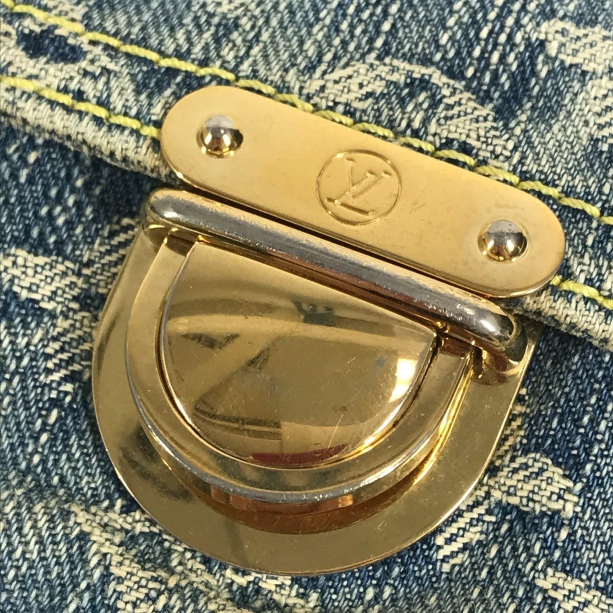 Louis Vuitton Monogram Denim Blue Monogram Monogram Denim Sling Bag