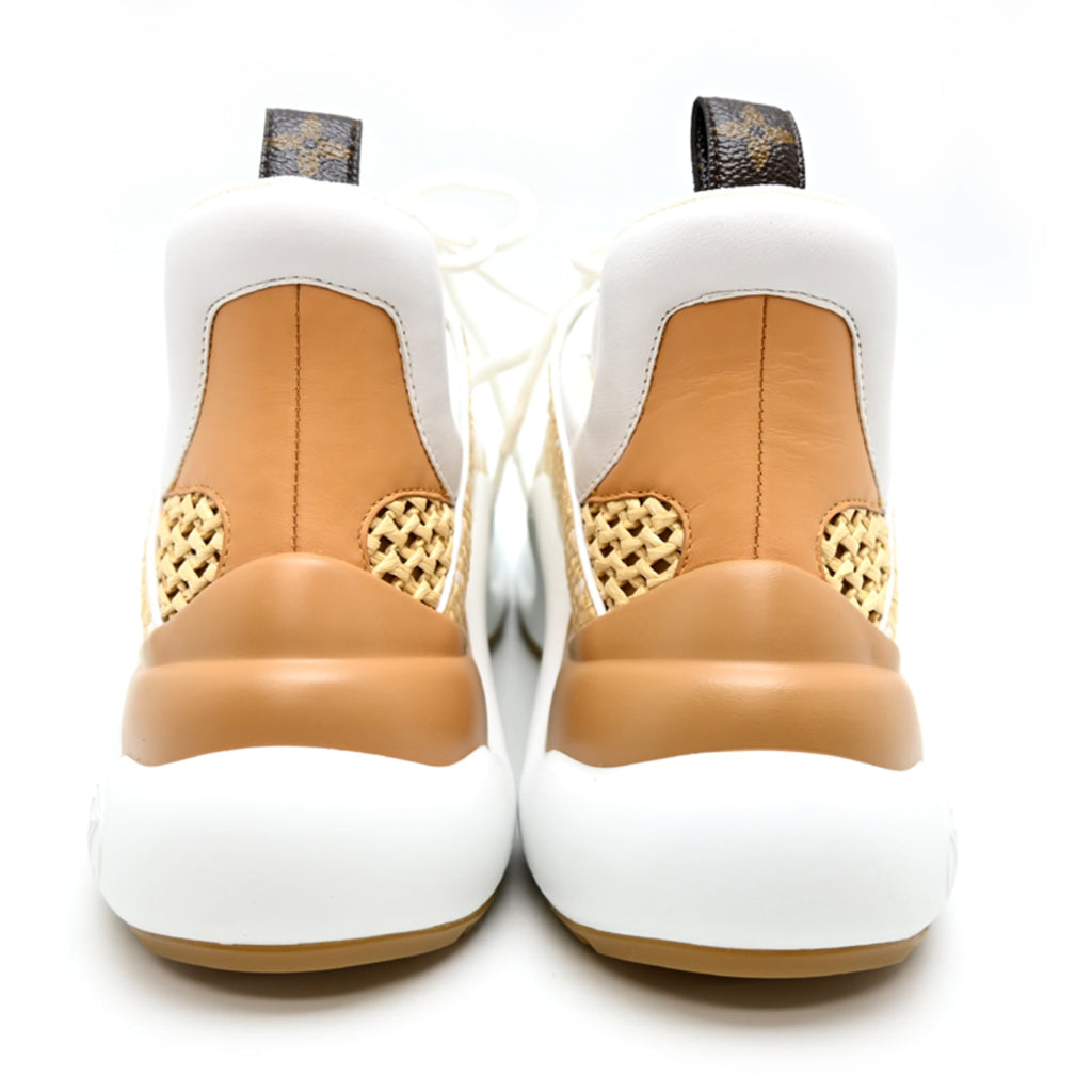 Louis Vuitton Beige White Sneakers