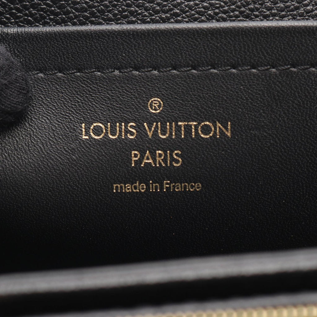 Louis Vuitton Black Noir Monogram Empreinte Shoulder Bag