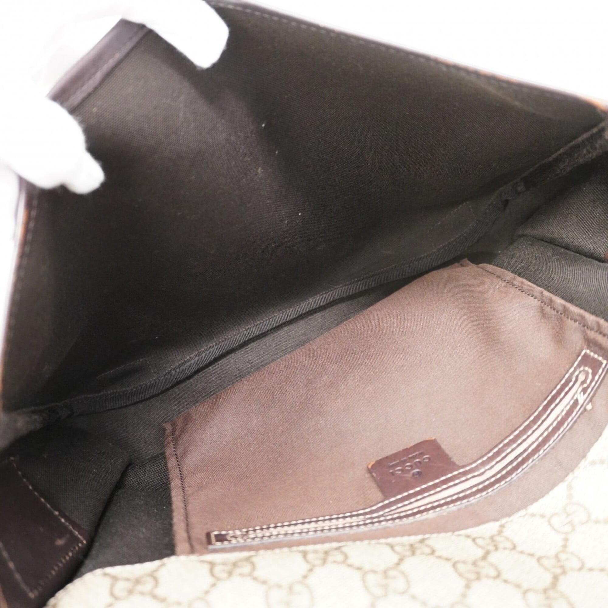 Gucci Brown Pvc Shoulder Bag (Pre-Owned)