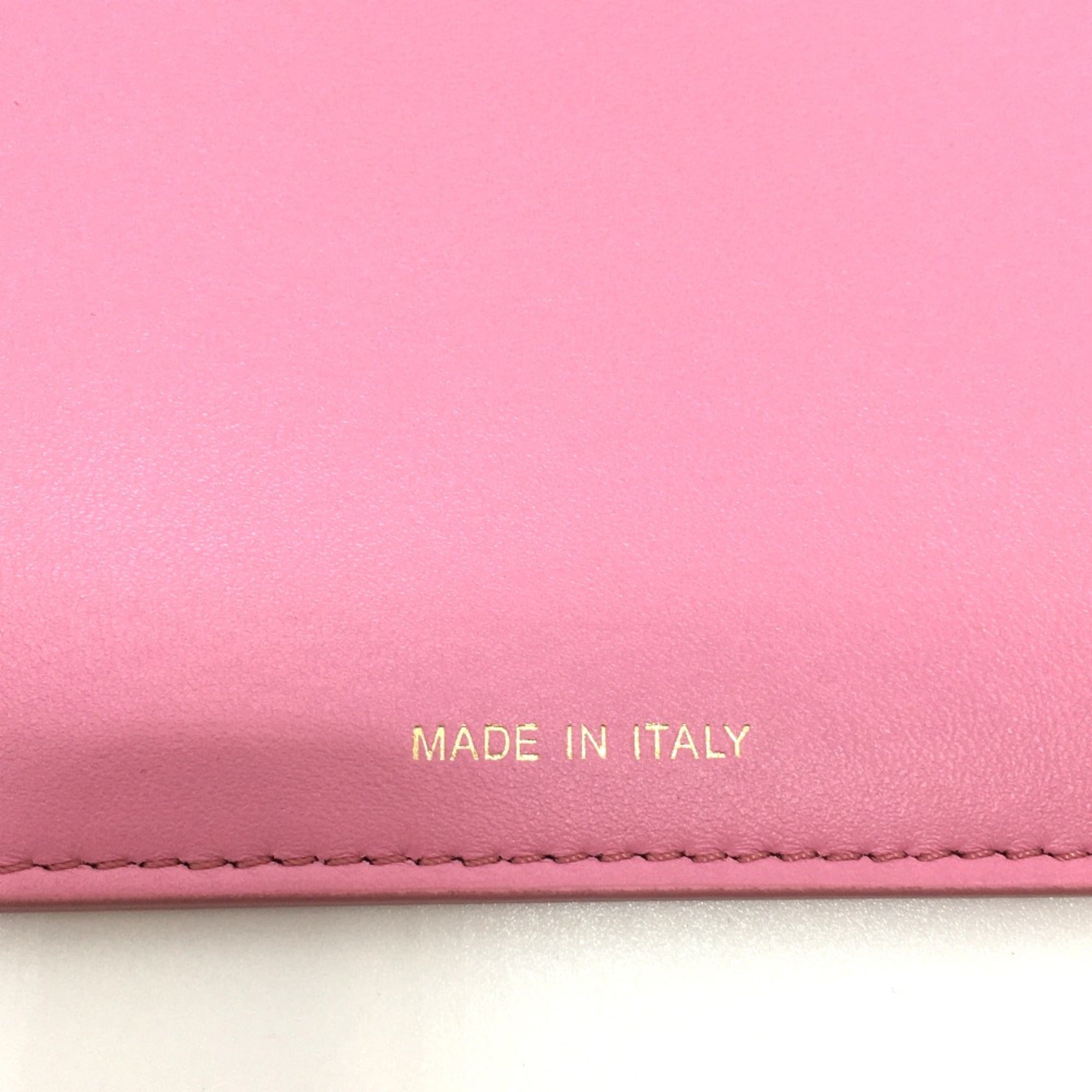 Fendi Pink Leather Pouch