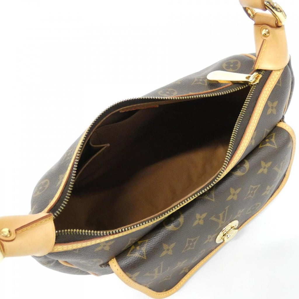 Louis Vuitton Marron Coated Canvas Shoulder Bag