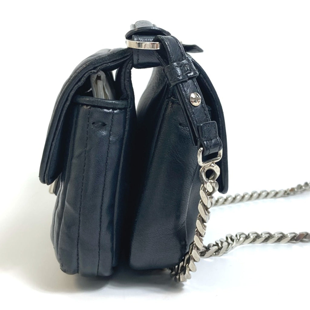 Fendi Black Leather Shoulder Bag