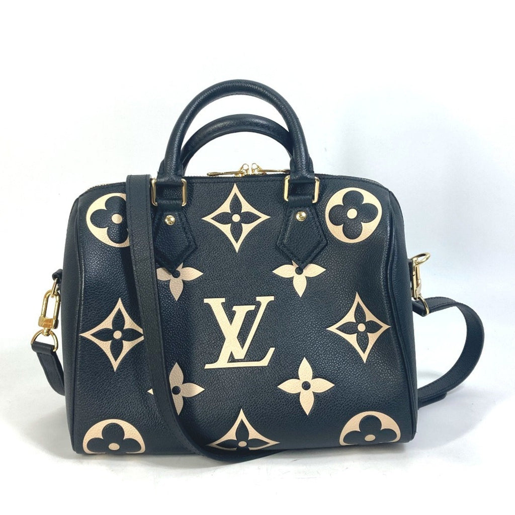 Louis Vuitton Black Monogram Empreinte Boston Bag Handbag Shoulder Bag