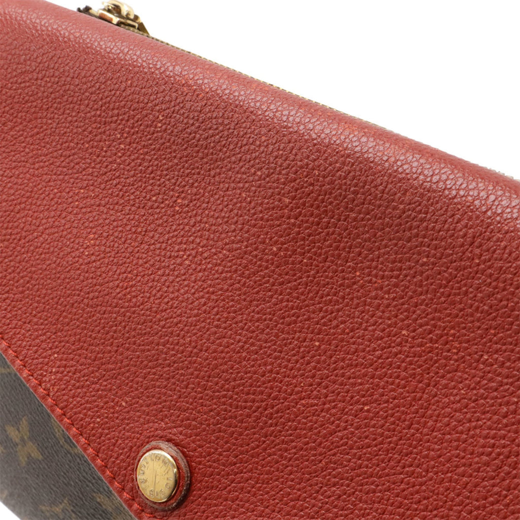Louis Vuitton Cerise Monogram Canvas Leather Pochette Shoulder Bag