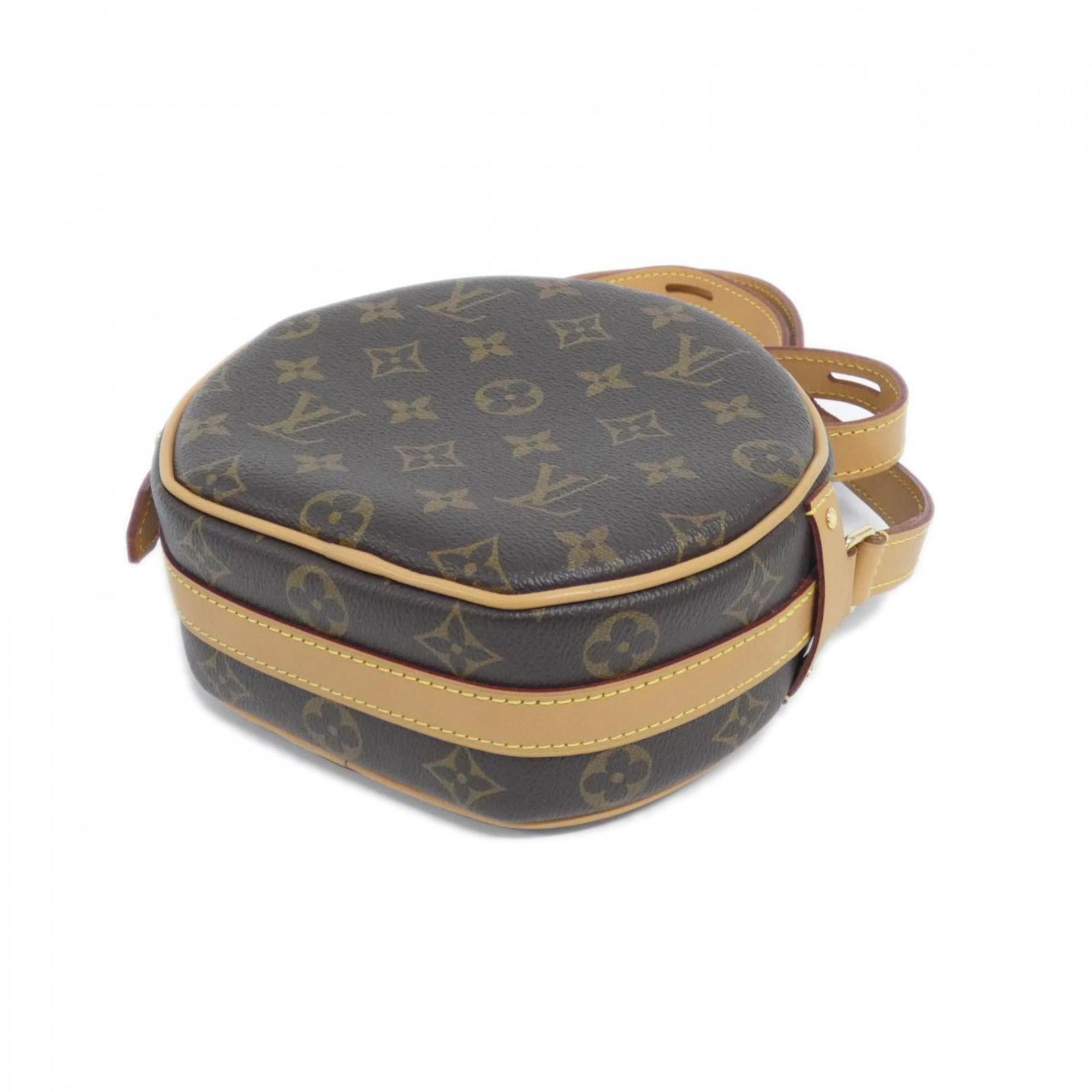 Louis Vuitton Brown Coated Canvas Shoulder Bag