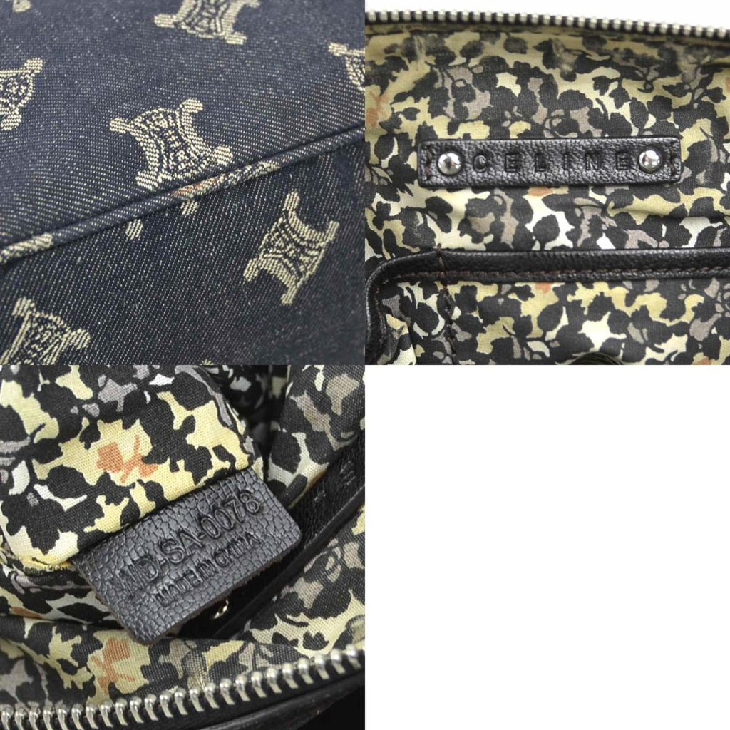 Celine Blue Denim Shoulder Bag