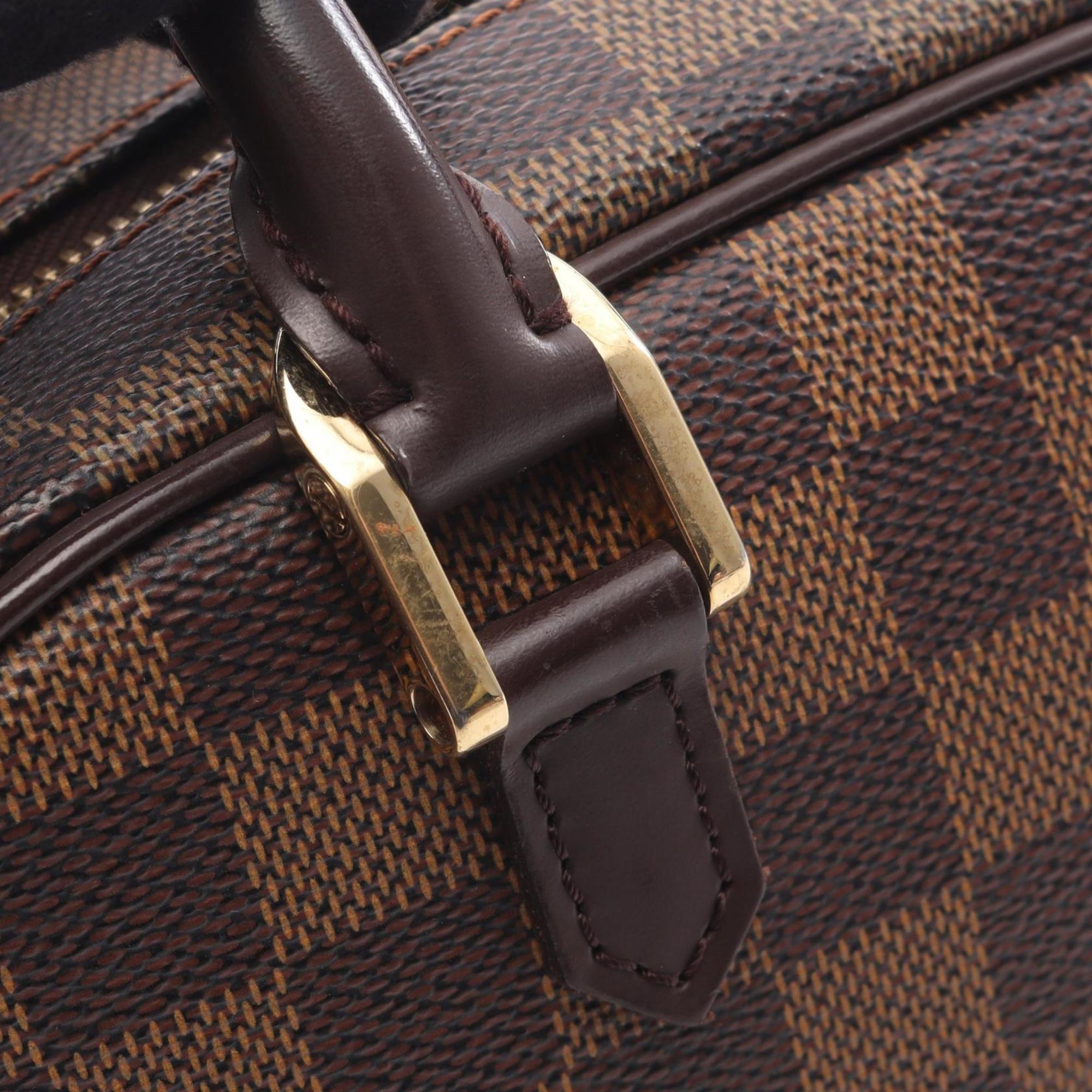 Louis Vuitton Brown Damier Canvas Ebene Coated Canvas Leather Handbag