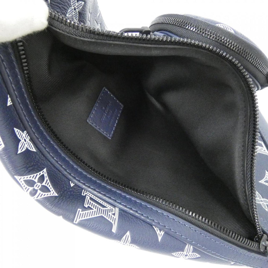 Louis Vuitton Blue Leather Shoulder Bag