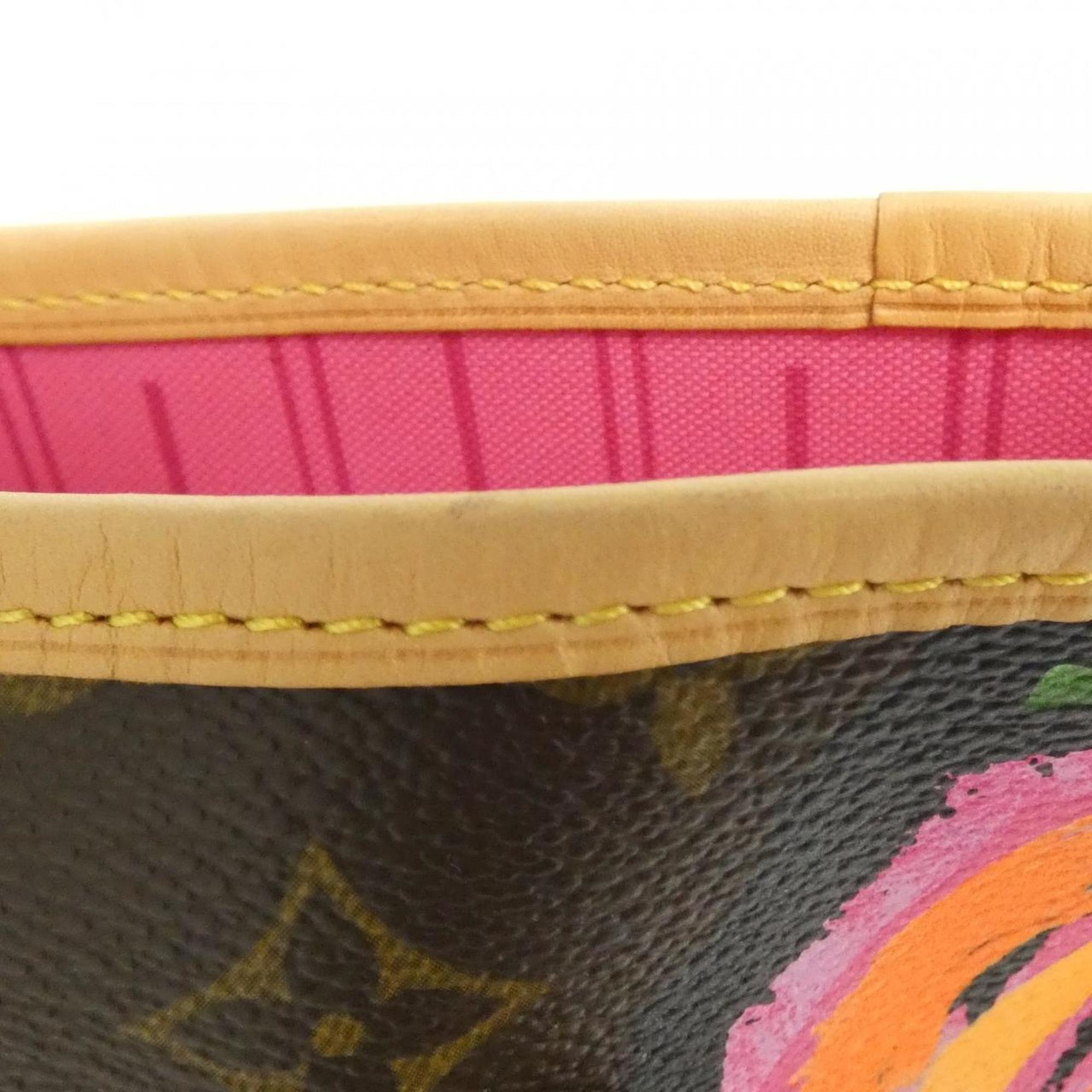 Louis Vuitton Brown Monogram Rose Coated Canvas Handbag