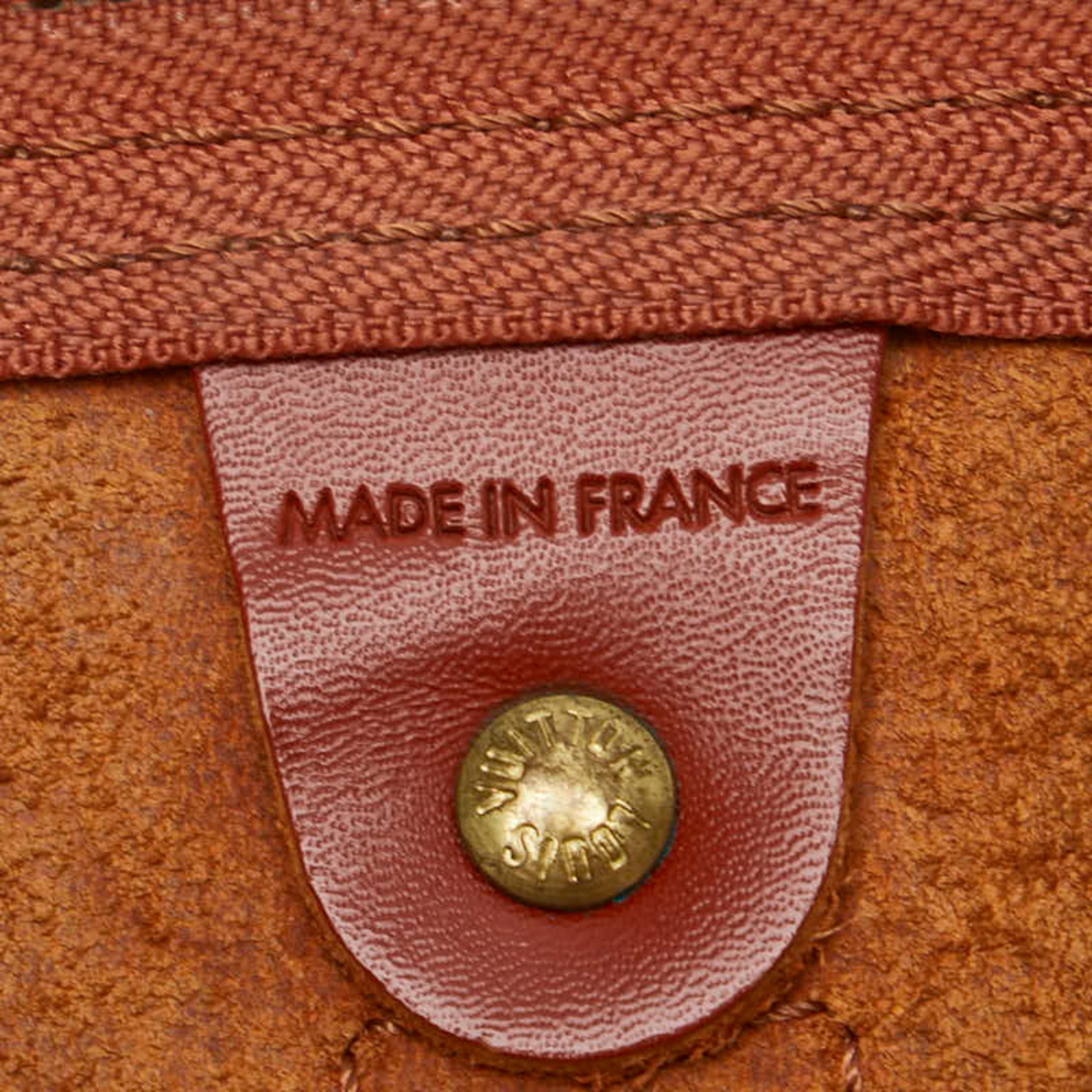 Louis Vuitton Brown Gold Cipango Leather Boston Bag