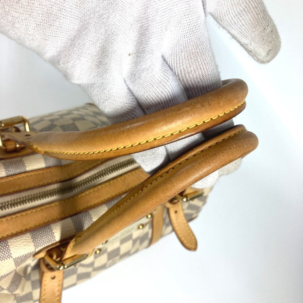 Louis Vuitton White Handbag Tote Bag