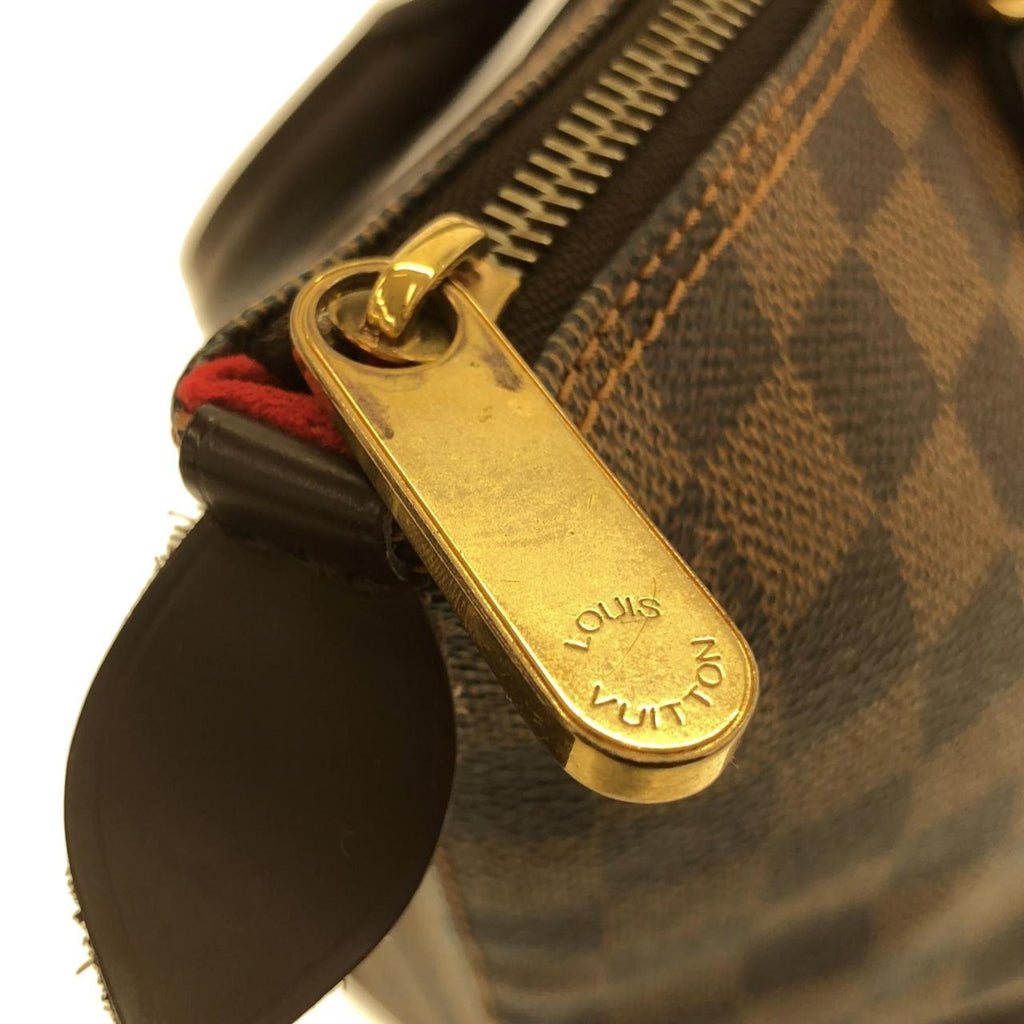 Louis Vuitton Brown Coated Canvas Handbag