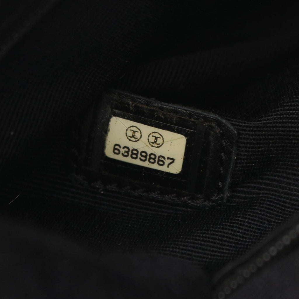 Chanel Black Grained Calfskin Handbag Tote Bag