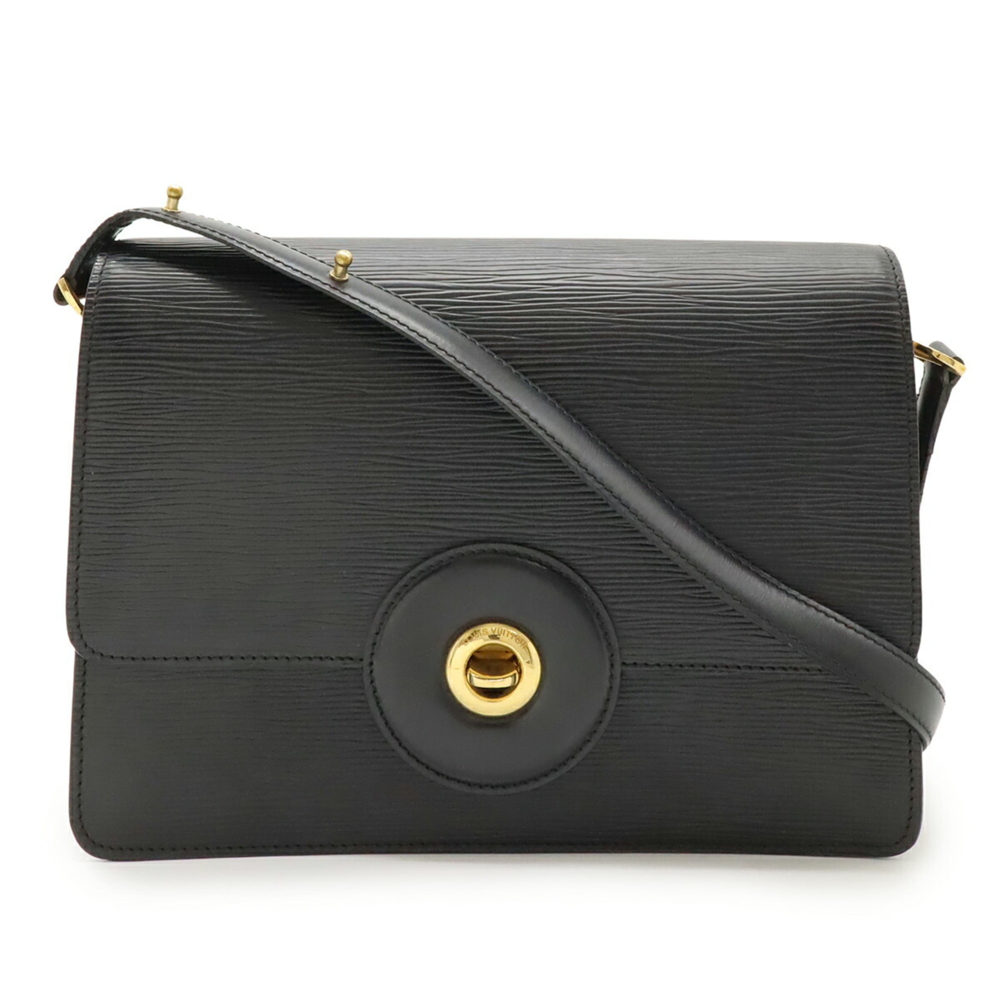 Louis Vuitton Epi Black Noir Epi Leather Pochette Shoulder Bag
