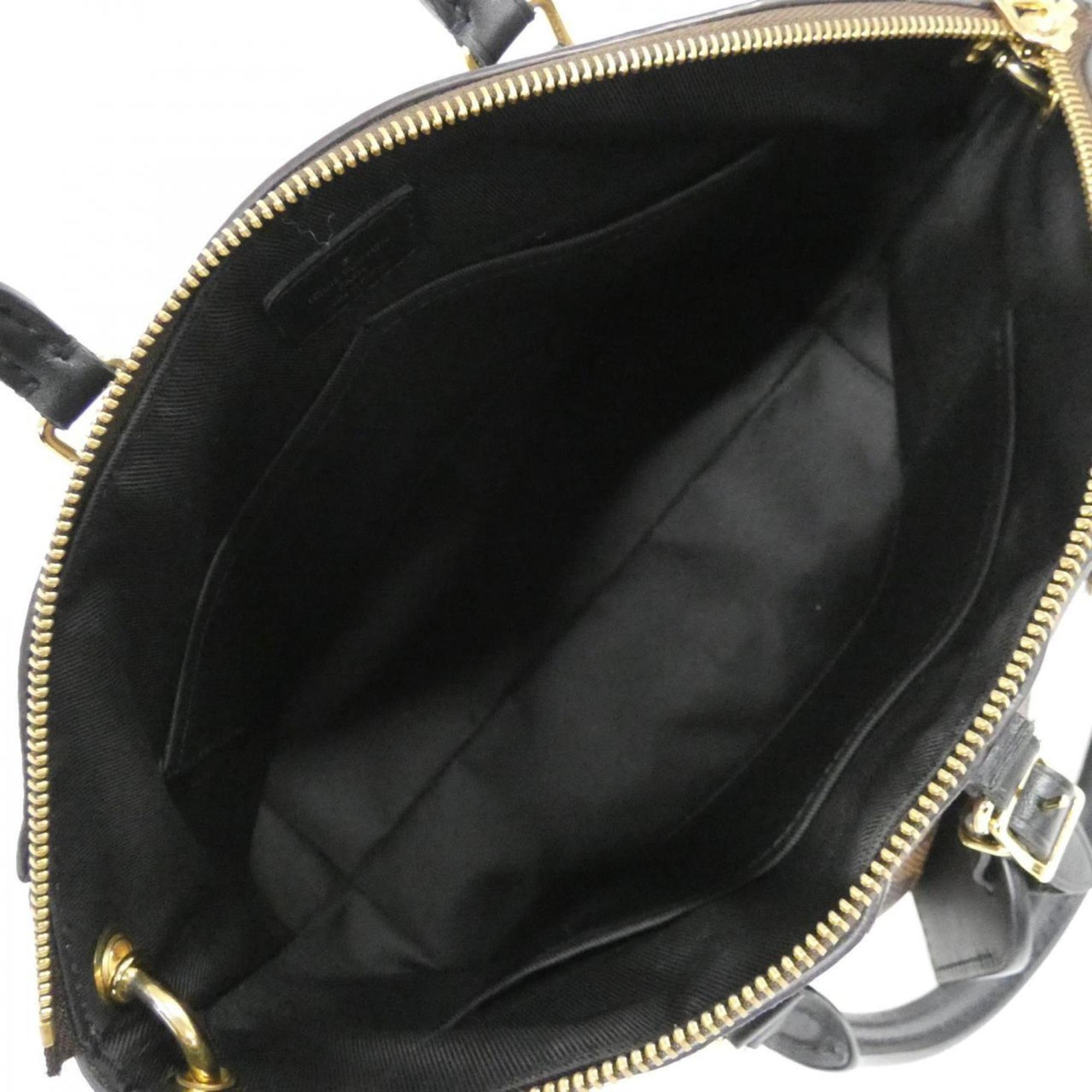Louis Vuitton Brown Coated Canvas Handbag