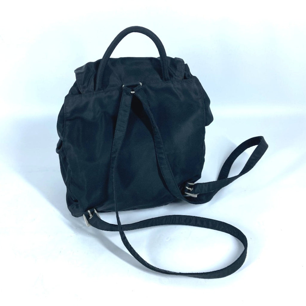 Prada Black Cloth Backpack