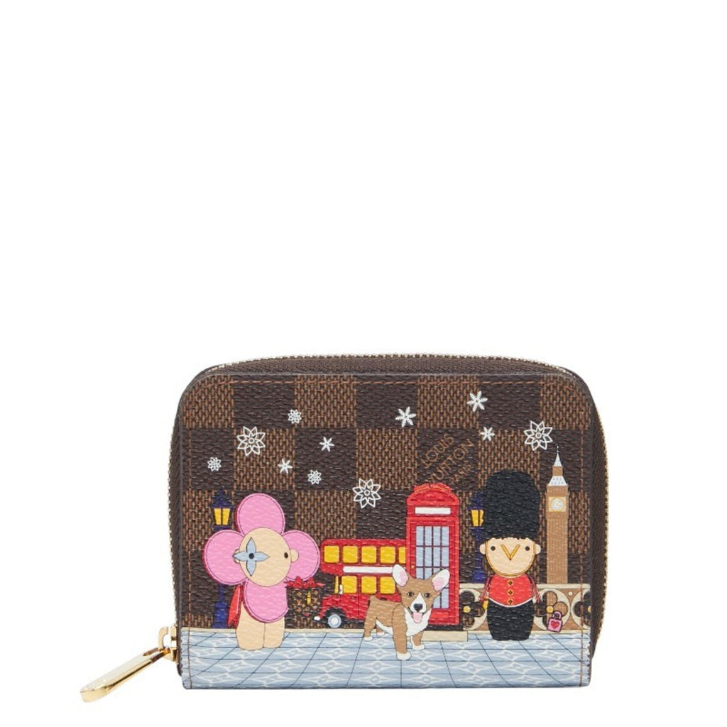 Louis Vuitton Brown Multi-Color Pvc Coin Purse/Coin Case