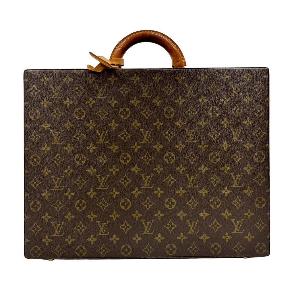Louis Vuitton Brown Leather Pvc Briefcase