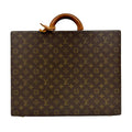 Louis Vuitton Brown Leather Pvc Briefcase
