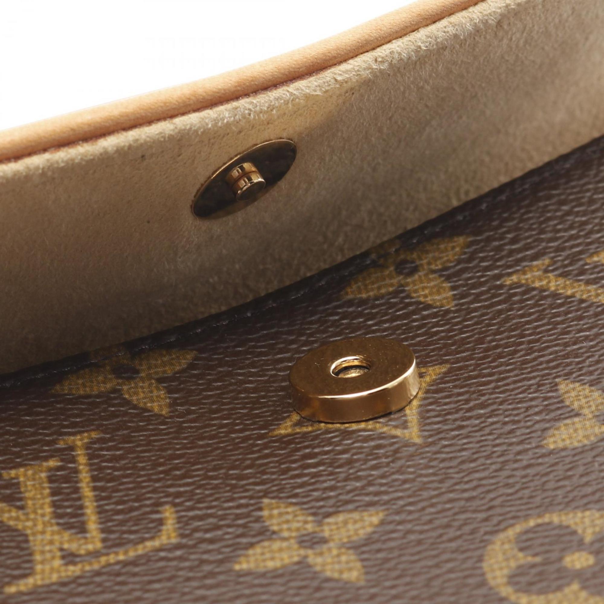 Louis Vuitton Brown Coated Canvas Leather Fanny Pack