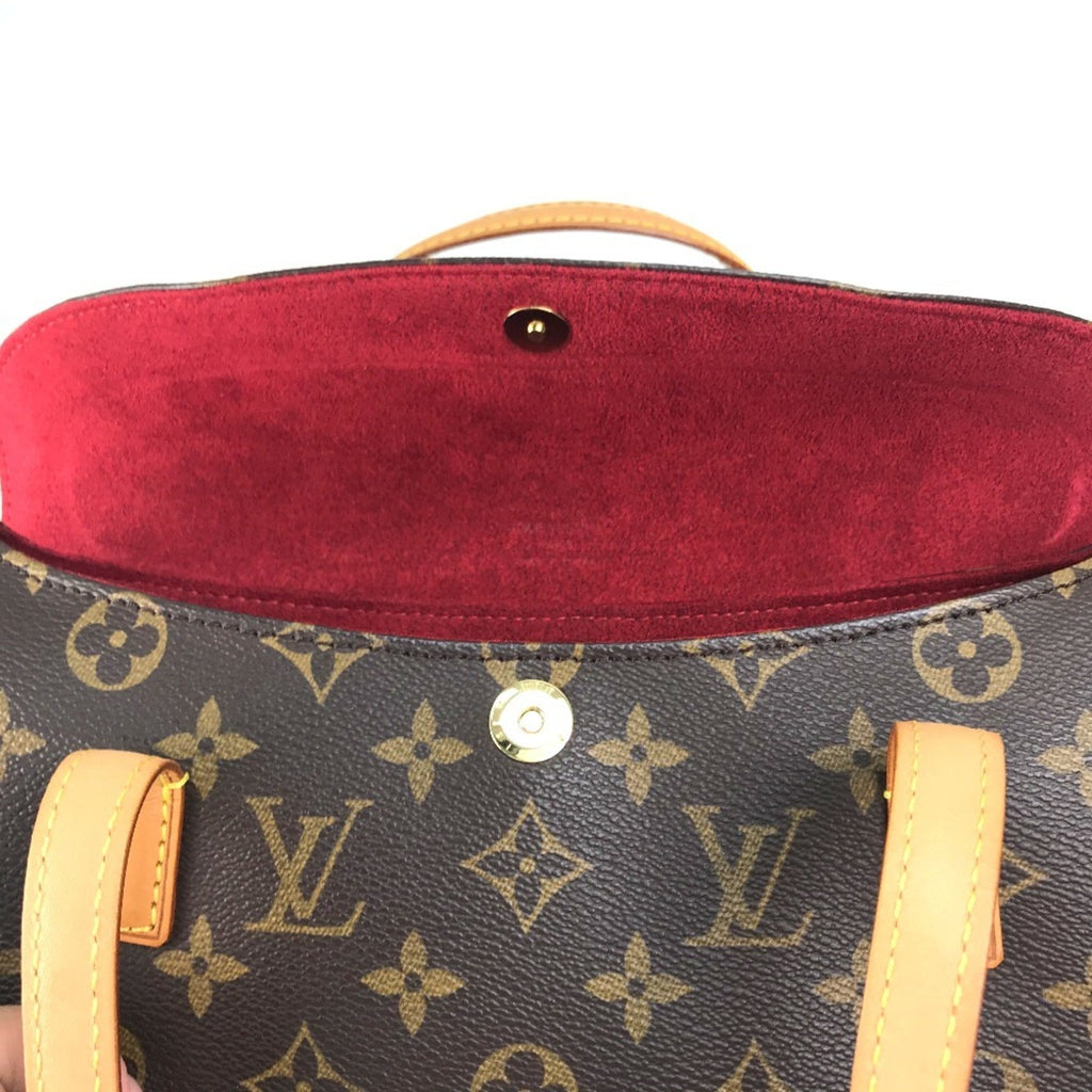 Louis Vuitton Monogram Brown Red Color Monogram Handbag