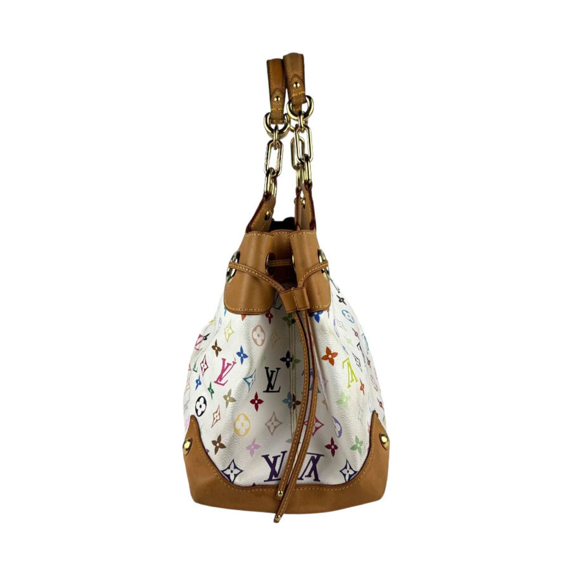 Louis Vuitton Blanc Monogram Multicolore Handbag