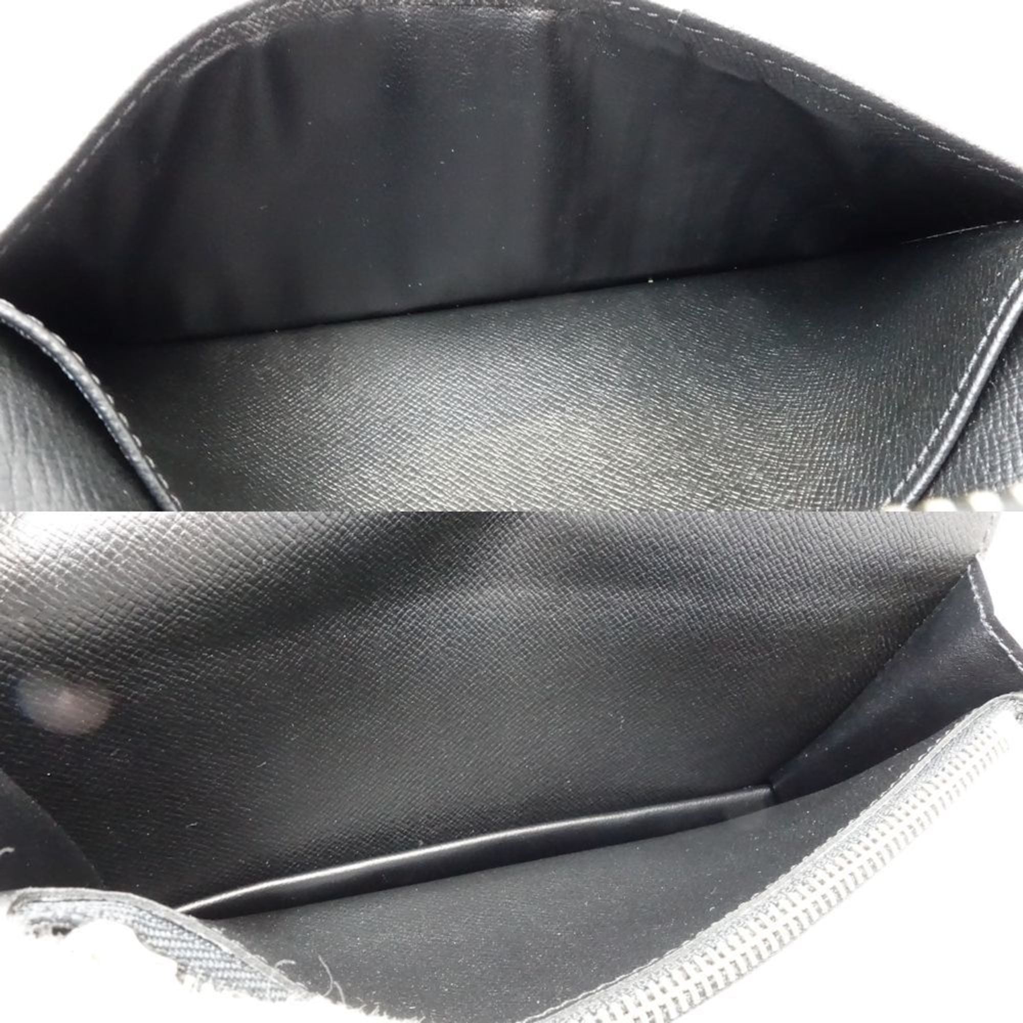 Louis Vuitton Black Canvas Coin Purse/Coin Case