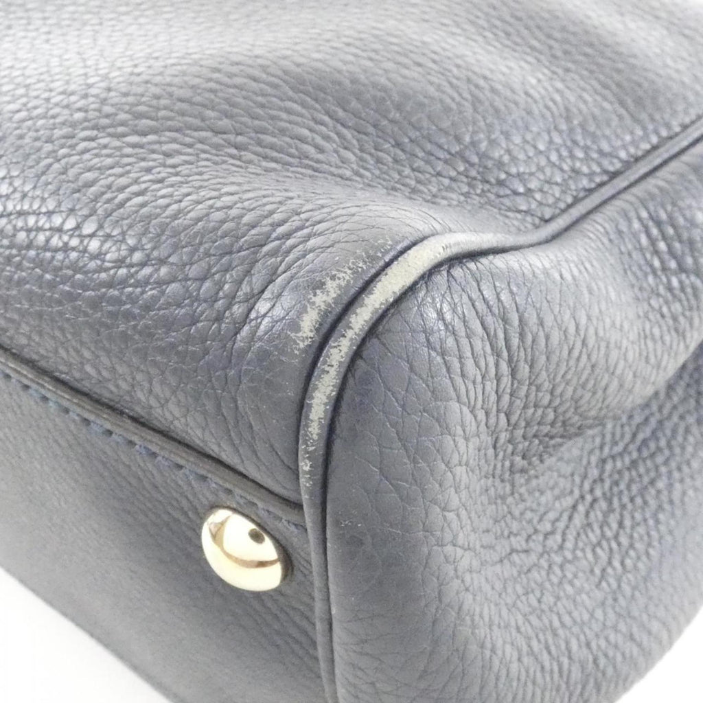 Gucci Dark Blue Leather Handbag (Pre-Owned)