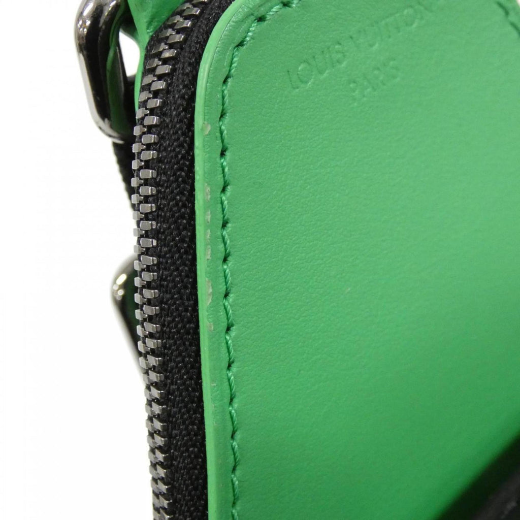 Louis Vuitton Monogram Eclipse Black Green Coated Canvas Handbag
