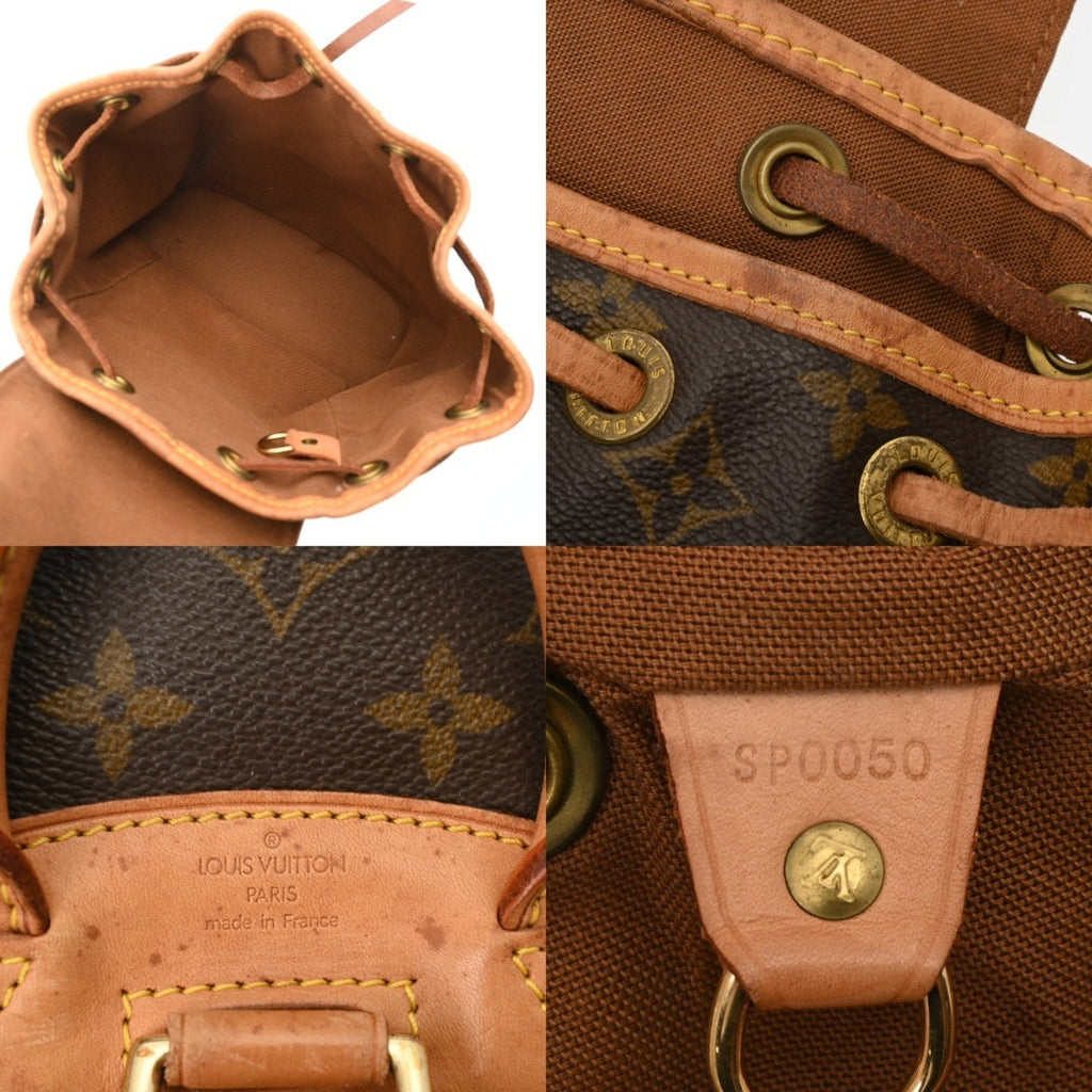 Louis Vuitton Brown Canvas Monogram Backpack