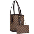 Louis Vuitton Brown Damier Canvas Handbag Pouch Tote Bag