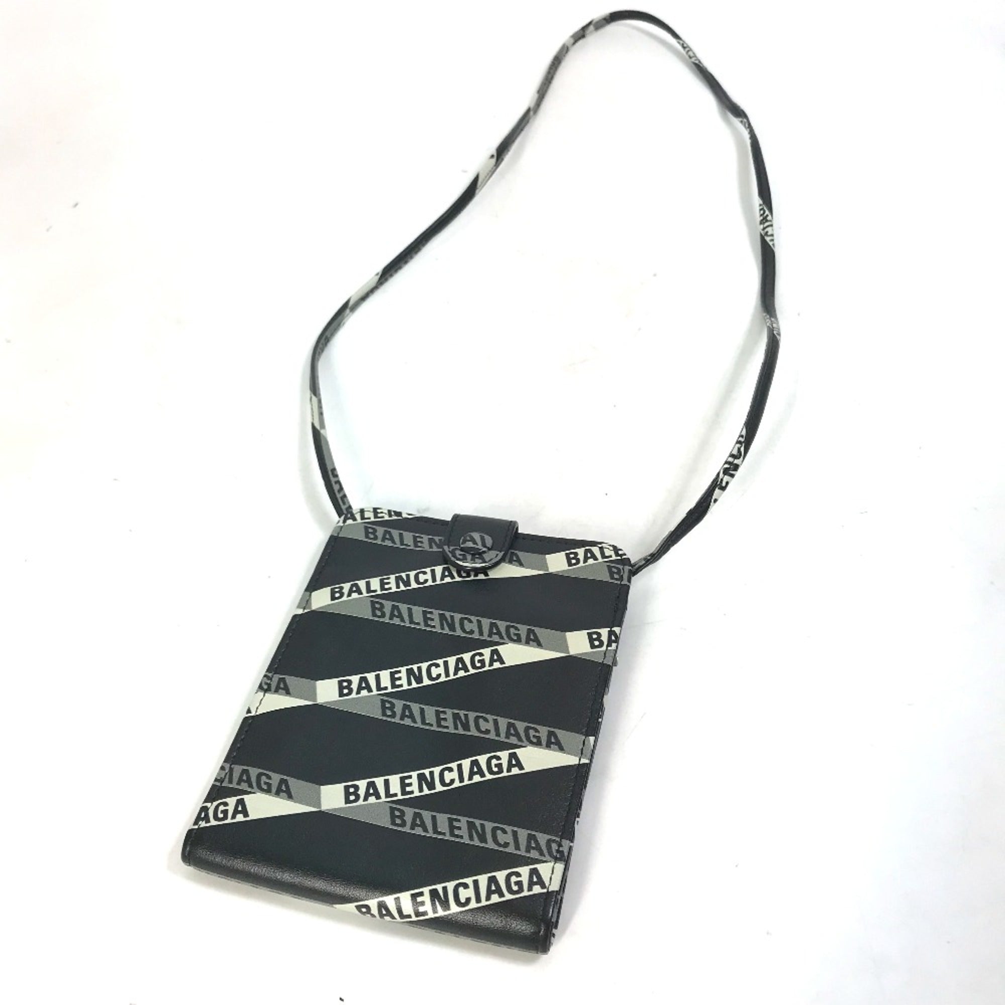Balenciaga Black Leather Shoulder