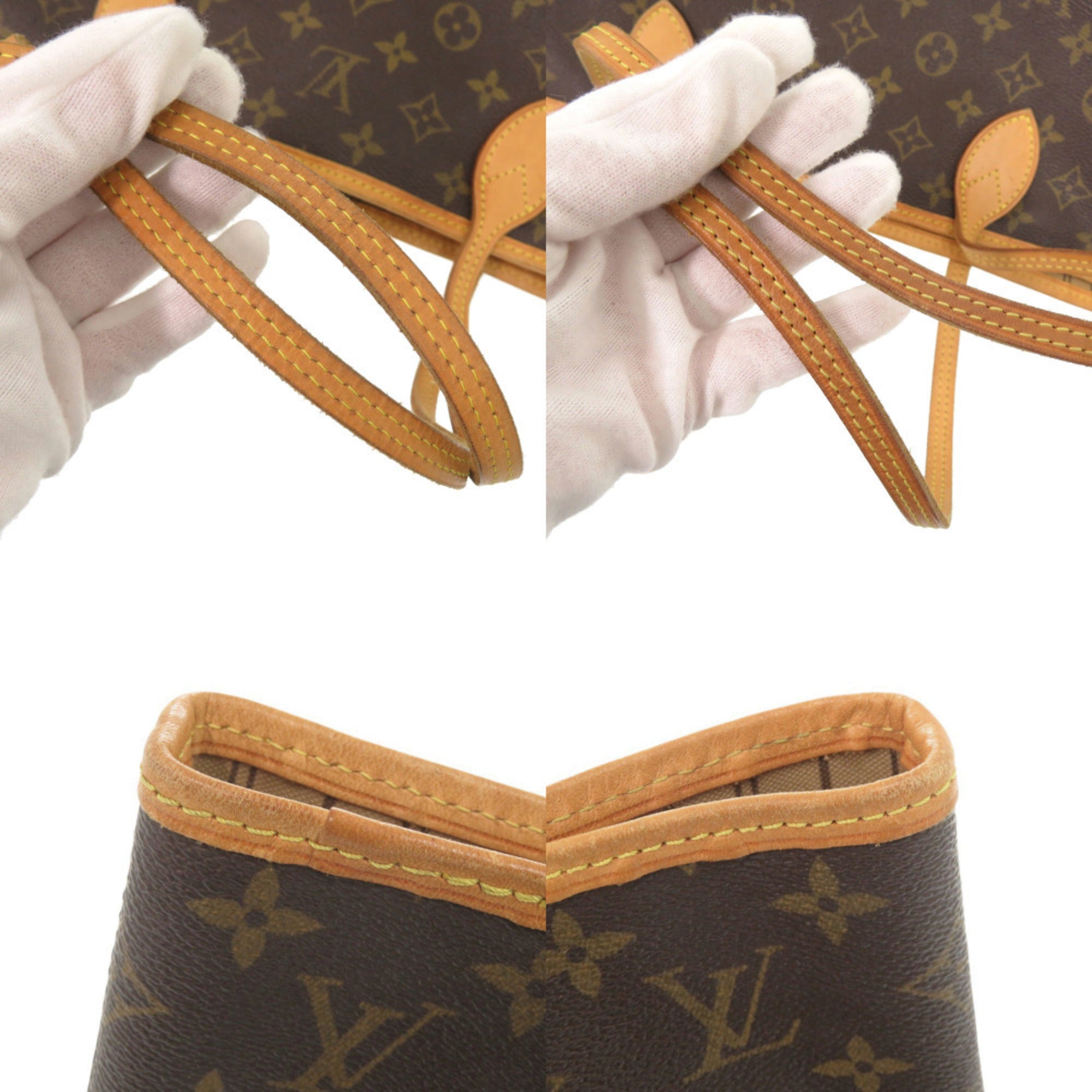 Louis Vuitton Brown Monogram Canvas Tote Bag