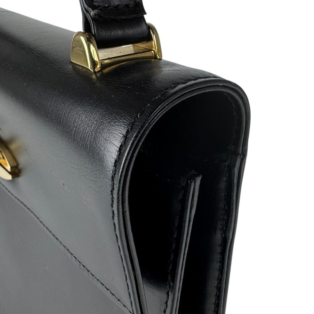 Louis Vuitton Noir Leather Shoulder Bag