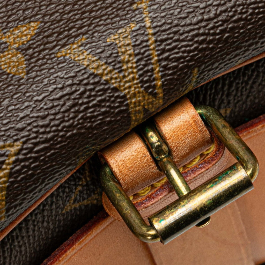 Louis Vuitton Brown Pvc Leather Shoulder Bag