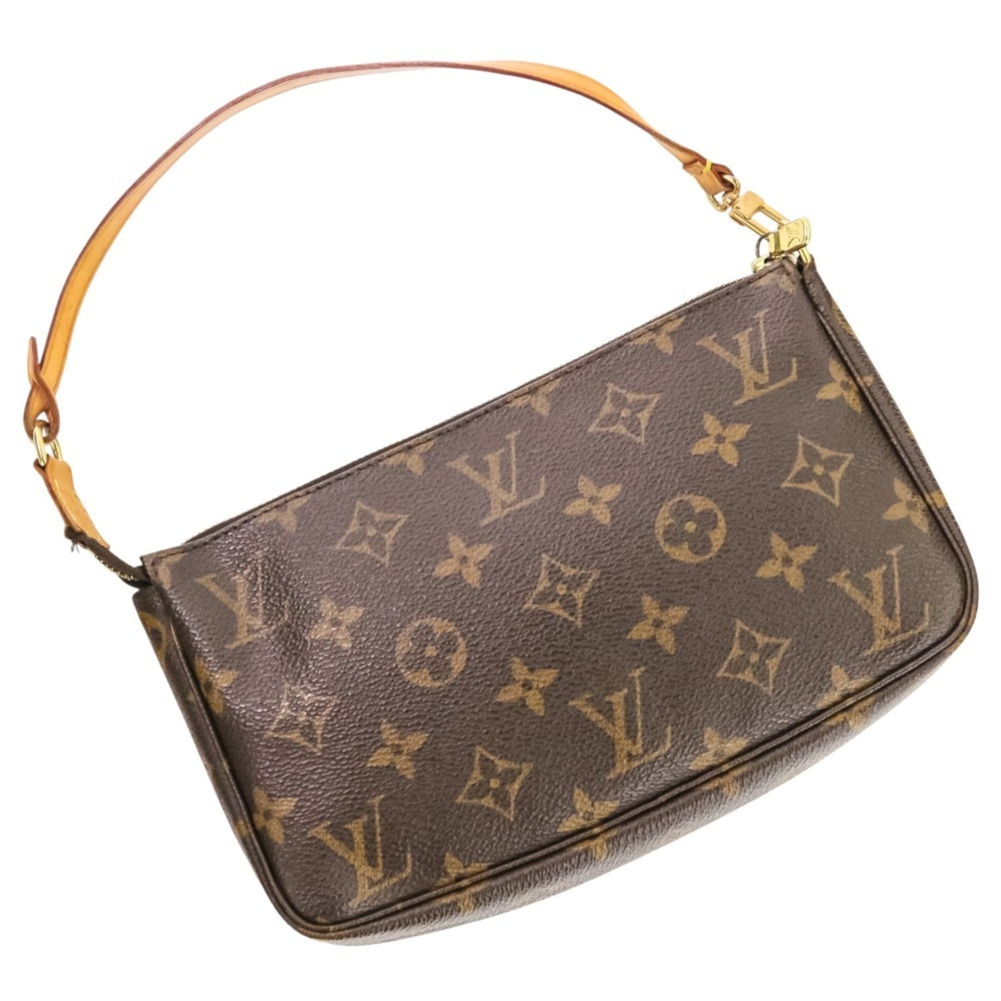 Louis Vuitton Brown Monogram Monogram Pochette Pouch