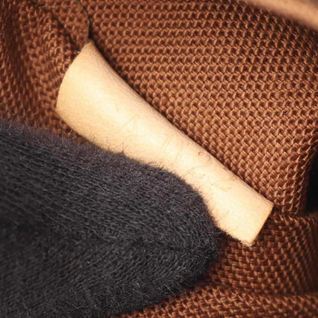 Louis Vuitton Monogram Brown Coated Canvas Leather Shoulder Bag